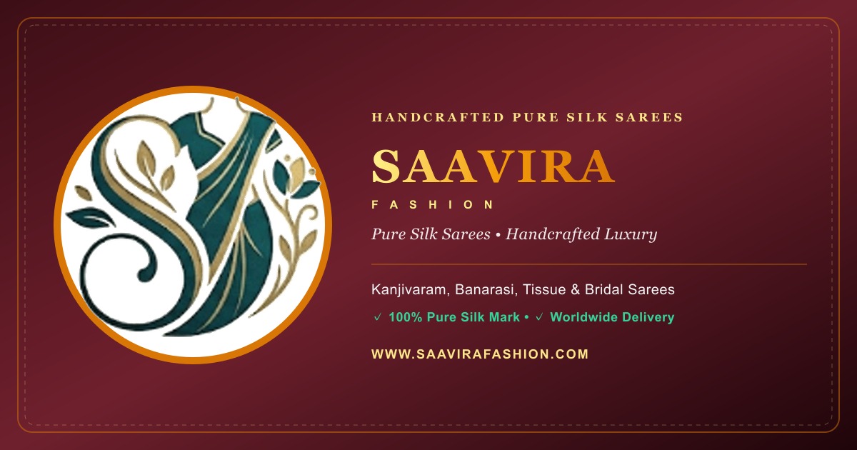 Golden Luminous Tissue Silk Saree Draped Elegantly for Festive Occasion